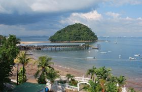 View of Isla Taboga with Ilsa El Morro with Panama City in the background – Best Places In The World To Retire – International Living